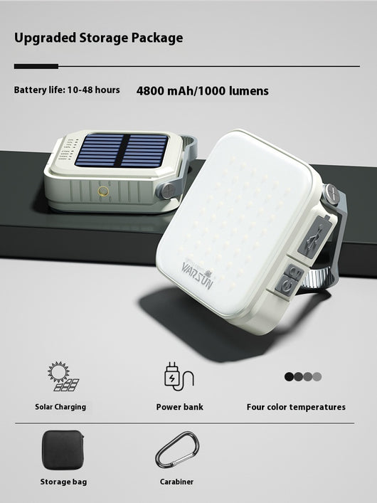 Lámpara Solar LED para Camping con Batería Ultra Duradera - Image 6