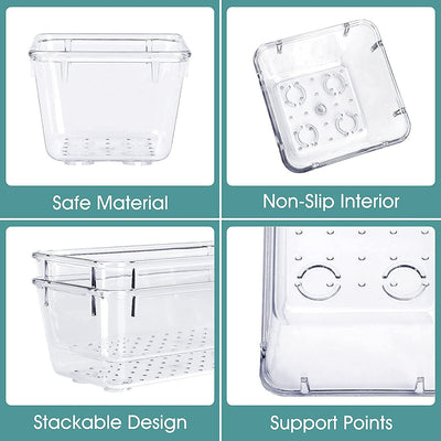 Juego de Cajas Organizadoras Transparentes para Escritorio - Image 15