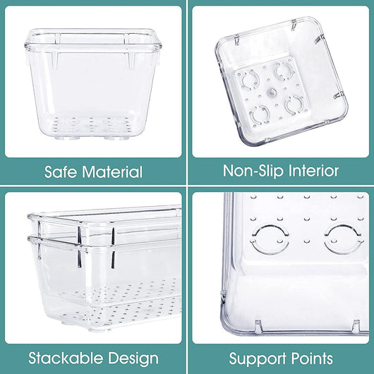 Juego de Cajas Organizadoras Transparentes para Escritorio - Image 15