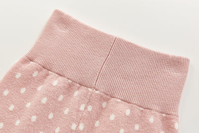 Pantalones de Punto de Algodón con Lunares para Niños - Image 7