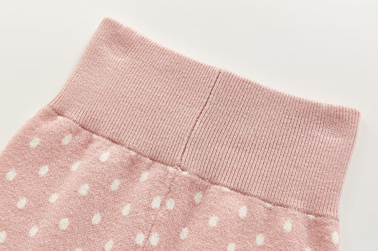 Pantalones de Punto de Algodón con Lunares para Niños - Image 7