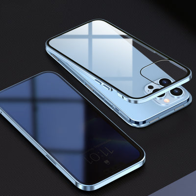 Funda Magnética de Vidrio Templado Doble Cara para Smartphone