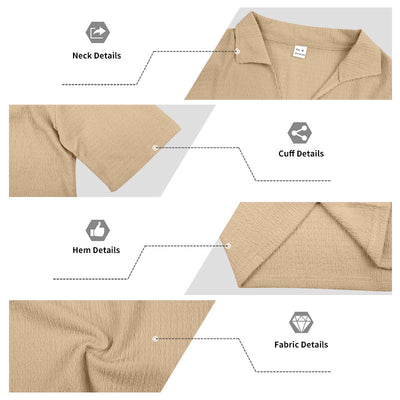 Traje Ejecutivo de Manga Corta con Solapa y Pantalón - Image 20