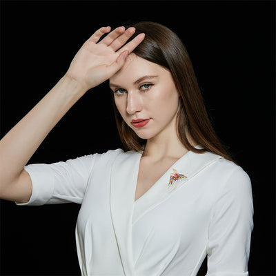 Broche Fénix de Lujo Elegante para Mujer - Image 6
