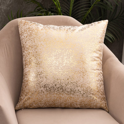 Funda de Almohada Terciopelo Copo de Nieve con Estampado Dorado - Image 21