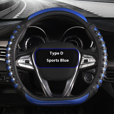 Funda de Volante de Cuero y Silicona para Todas las Estaciones - Image 11