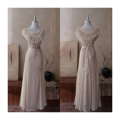 Vestido Bohemio Fishtail con Borlas - Cuello Redondo Ajustado para Verano - Image 9