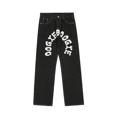 Jeans Casual Lavados con Estampado de Bolsillo para Hombre - Image 6