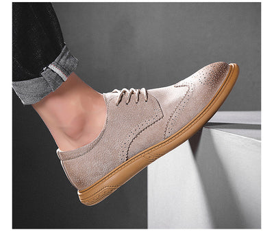 Zapatos Formales de Cuero Genuino para Hombre - Diseño Retro con Cordones - Image 23