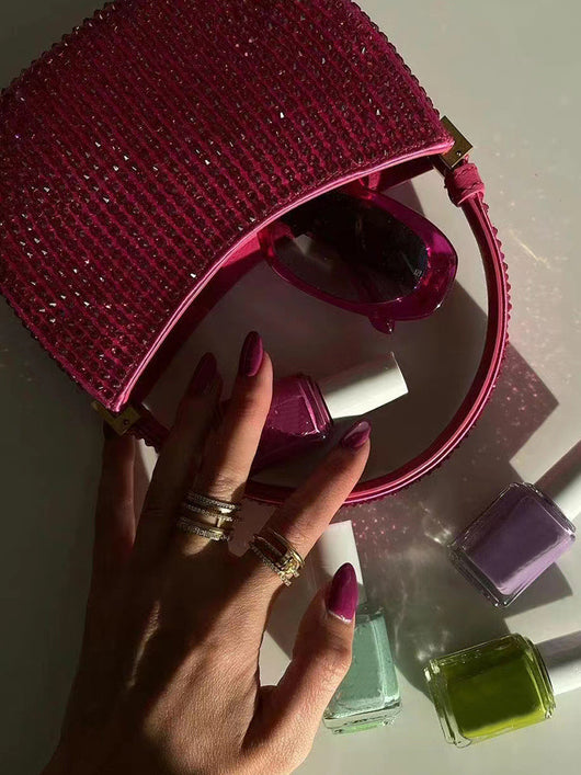 Bolso Bandolera de Diamantes Elegante - Image 10