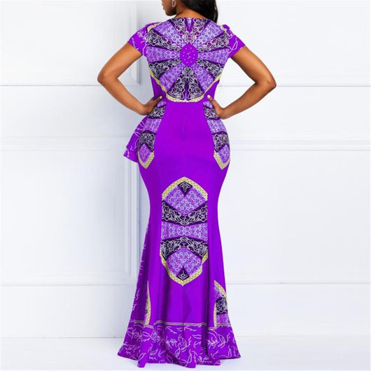 Vestido de Moda Europeo Americano con Estampado Digital - Image 4