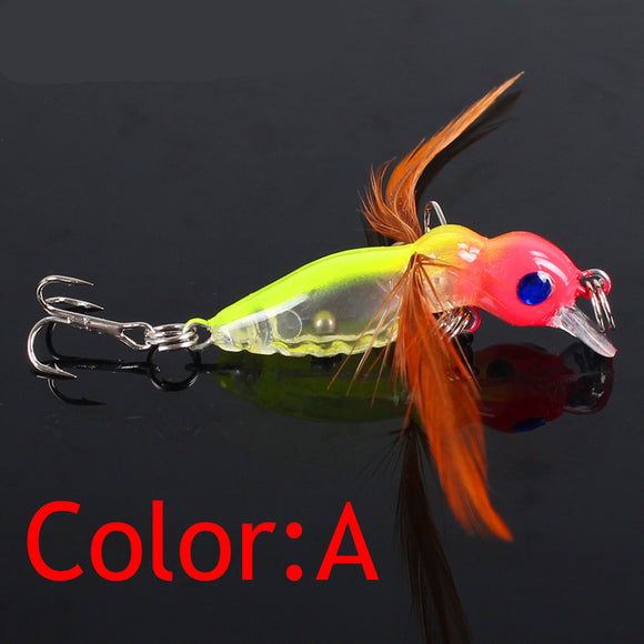 Señuelo de Pesca Little Bee 4.5cm - Atractor de Peces de Alta Efectividad