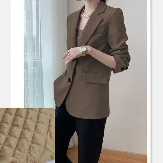 Blazer Ejecutivo Marrón Talle S - Diseño Minimalista para Mujer - Image 13