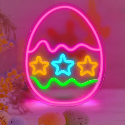 Neon Easter Glow Decorative Letters - Image 1