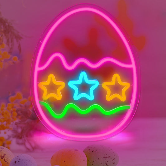 Neon Easter Glow Decorative Letters - Image 1
