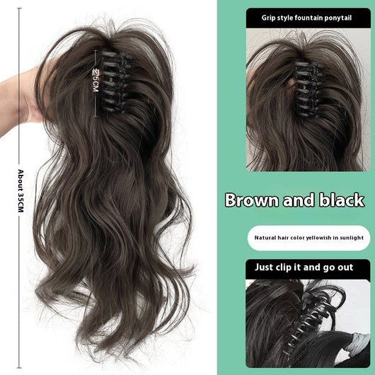 Peluca Larga Mujer Cabello Liso sin Encaje con Agarre Seguro - Image 4