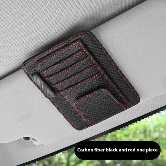 Organizador Solar para Auto con Clip de Almacenamiento