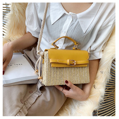 Bolso de Hombro Tejido de Paja para Mujer - Estilo Bohemio - Image 5
