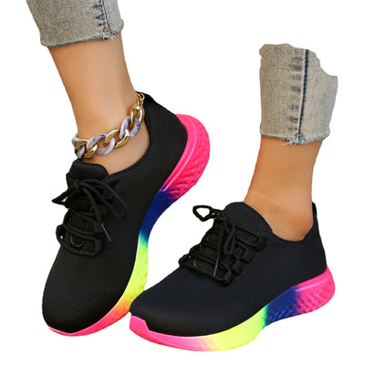 Zapatos de Tacón Arcoíris Talla Grande con Bajo Stretch - Image 2