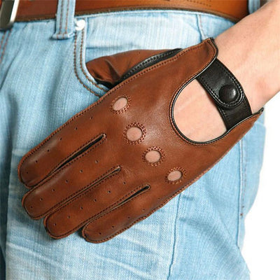 Guantes de Cuero para Conducir con Pantalla Táctil - Image 20