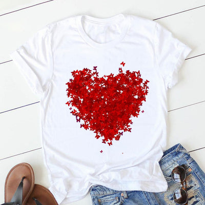 Playera Dama con Estampado de Letra Personalizada - Image 28