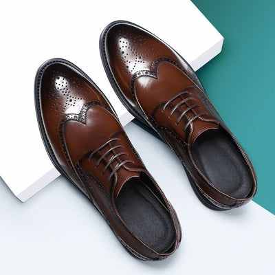 Zapatos Brogue de Cuero para Hombre - Estilo Clásico Elegante - Image 31