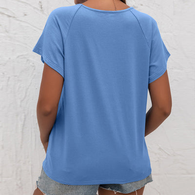 Blusa Suelta de Cuello Redondo con Detalles Calados - Image 5