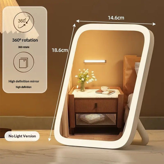 Espejo de Maquillaje LED para Dormitorio con Carga USB - Image 4