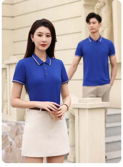 Polo de Trabajo Solona con Efecto Frío y Combinación de Colores - Image 25