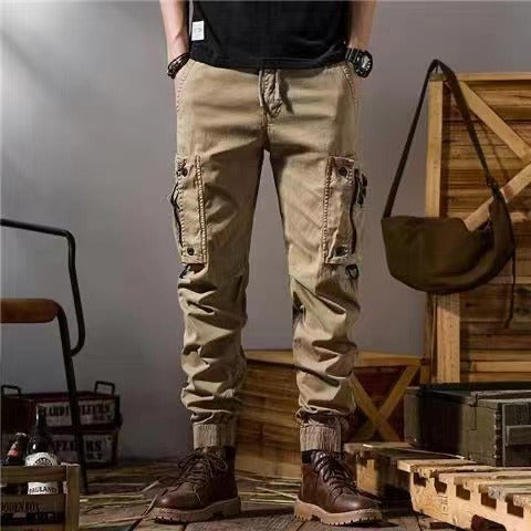 Pantalones Tácticos de Trabajo para Hombre - Corte Recto y Funcional