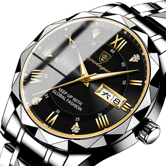 Reloj para Hombre con Correa de Cuero y Movimiento de Cuarzo - Image 11