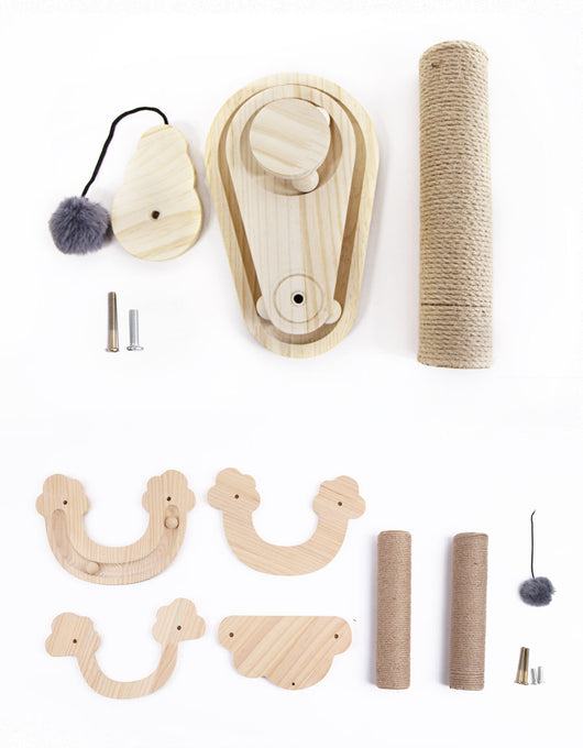 Juguete Giratorio para Gatos de Madera Maciza - Palo Interactivo Resistente y Divertido - Image 18