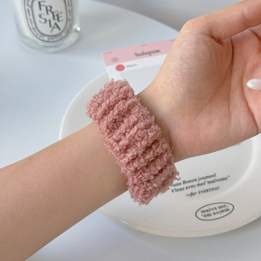 Correa Elástica de Peluche Teddy para Apple Watch 42mm 46mm - Generaciones 5 a 10 - Image 11