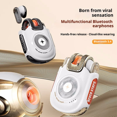 Auriculares Bluetooth Semiabiertos con Control Remoto para Ver Series y Videos
