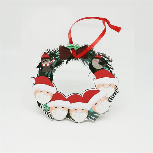 Adorno Navideño de Madera - Muñeco de Nieve Colgante - Image 8