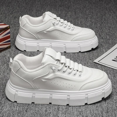 Zapatos Casuales Hombre Microfibra Suela Gruesa Versátiles