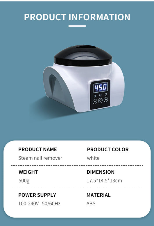 Removedor de Esmalte de Uñas Eléctrico Inteligente con Vapor - Image 9