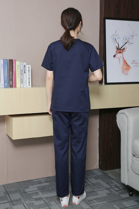Uniforme Médico de Manga Larga con Peto - Image 5