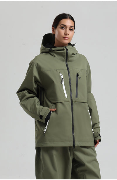 Abrigo de Esquí Acolchado Transpirable Impermeable - Image 28