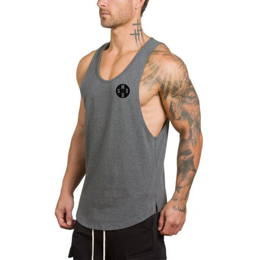 Chaleco Deportivo Hombre Estampado Algodón 100% Corte Holgado - Image 13