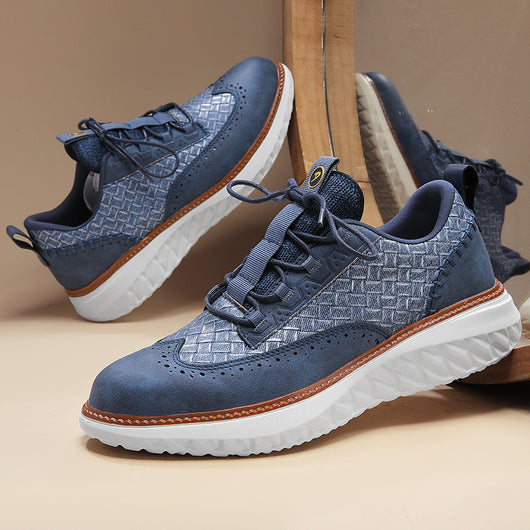 Tenis Deportivos Transpirables con Textura Tejida para Hombre - Image 34