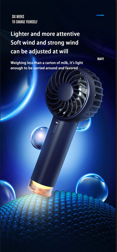 Ventilador Portátil Abejita con Luz LED y Batería Recargable - Image 12