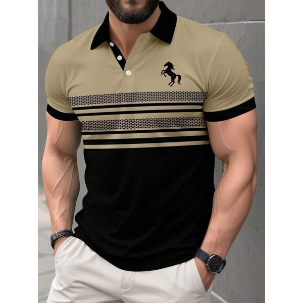 Polo Manga Corta con Tecnología 3D Impresa para Hombre - Image 6