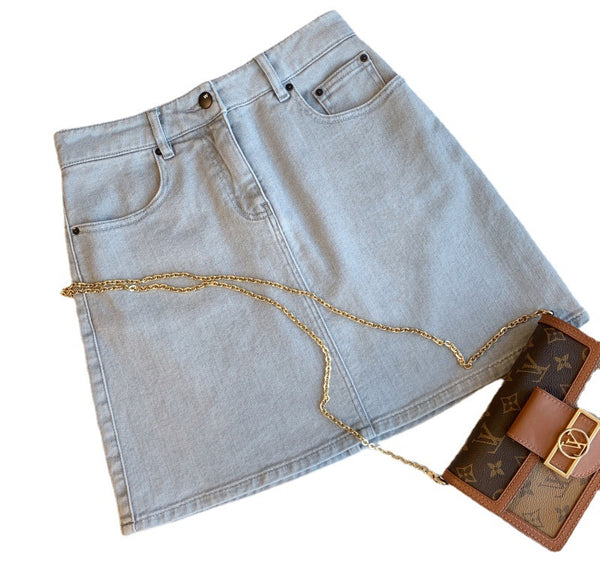 Falda Denim Coreana con Tecnología Bubble Rice - Diseño Moderno y Ligero - Image 4