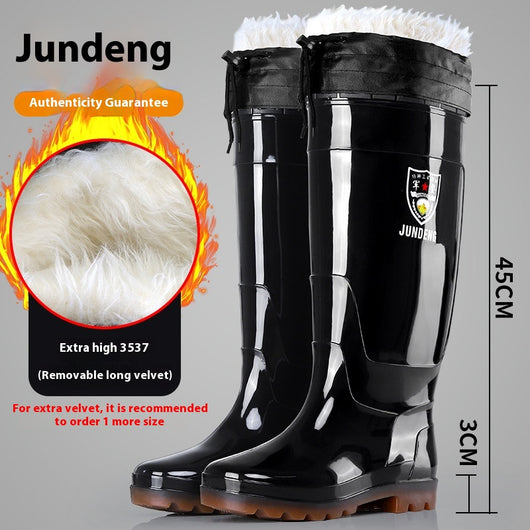 Botas de Lluvia Altas para Hombre - Calzado Impermeable Tubo Largo - Image 8