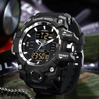 Reloj Deportivo Inteligente Luminoso Resistente al Agua con Doble Pantalla - Image 3