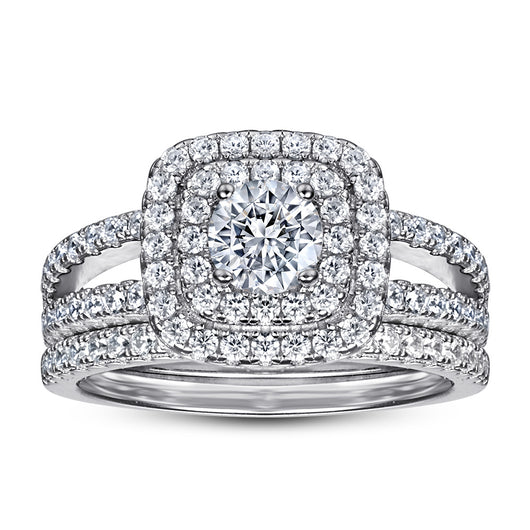 Anillo de Plata Esterlina 925 con Circón - Conjunto Elegante - Image 2