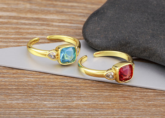 Anillo de Corazón con Diamantes Micro Pavé para Mujer - Image 18