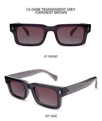 Gafas de Sol Retro Rectangulares Vintage para Hombre - Image 15