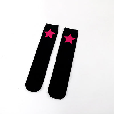Calcetines Altos para Niños con Diseño de Estrella - Comodidad hasta la Rodilla - Image 2
